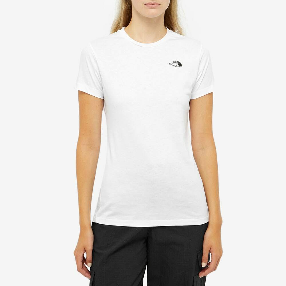 The North Face Women's Simple Dome T-Shirt in Tnf White The