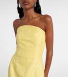 Emilia Wickstead Hailee moiré mikado corset dress