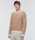 Loro Piana - Herringbone silk and linen sweater