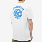 Maharishi Men's Paper-Cut Rabbit T-Shirt in White