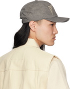 Rick Owens DRKSHDW Gray Hollywood Baseball Cap