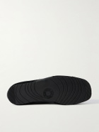 Dries Van Noten - Leather-Trimmed Suede Sneakers - Black