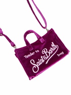 MC2 Saint Barth Fuchsia Velvet Phone Holder Micro Bag