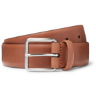 Anderson's - 3.5cm Brown Leather Belt - Brown