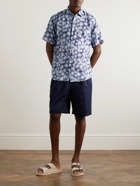 Peter Millar - Printed Linen Shirt - Blue