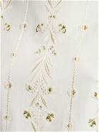 GIAMBATTISTA VALLI Embroidered Jersey Crop Top
