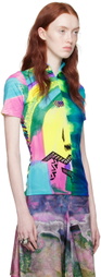 Conner Ives Multicolor Printed T-Shirt