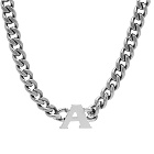 1017 ALYX 9SM Women's Classic Chainlink Charm Necklace in Silver