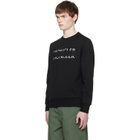 Moncler Black Logo Cotton Jersey Long Sleeve Sweatshirt