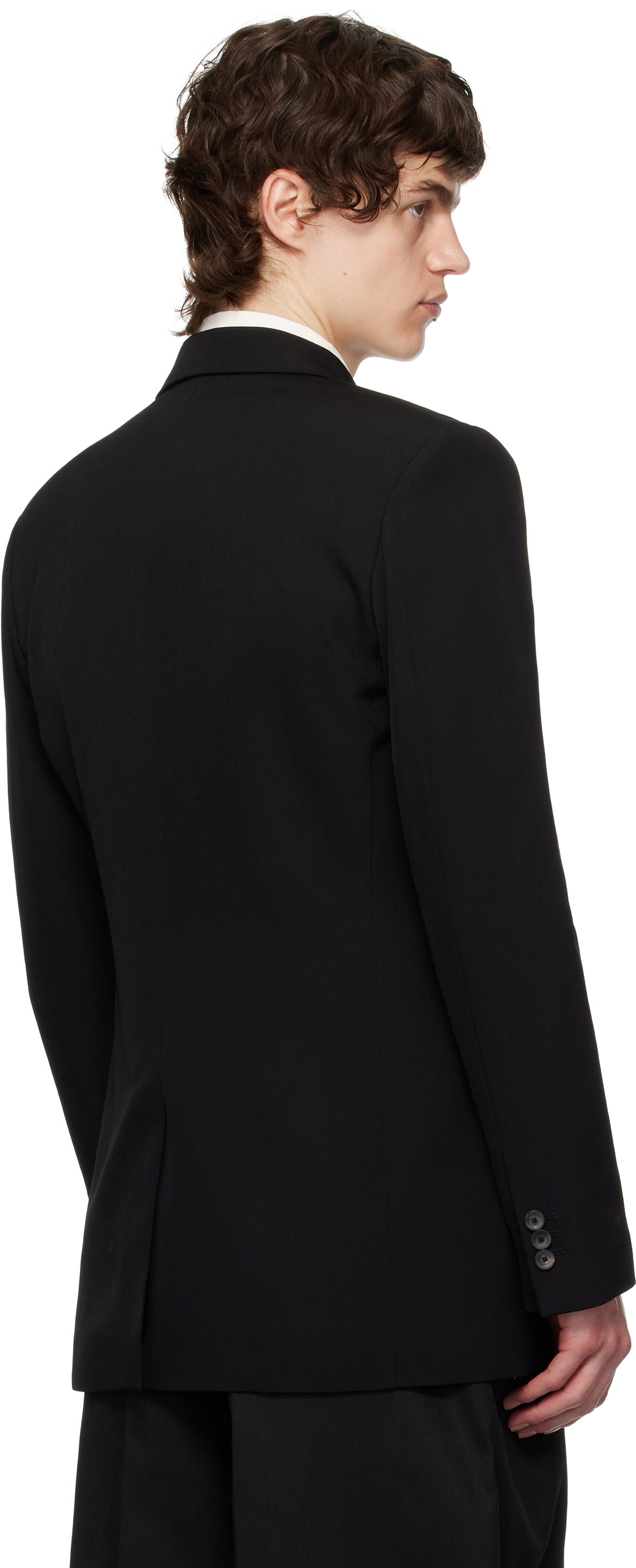 Wales Bonner Black Rise Tuxedo Blazer Wales Bonner