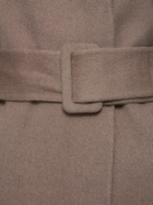 THEORY Belted Wool & Cashmere Wrap Trench Coat
