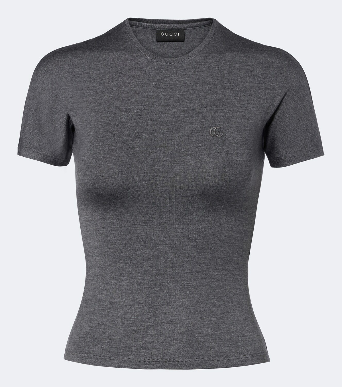 Gucci Double G silk-blend T-shirt
