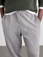 Les Tien - Tapered Cotton-Jersey Drawstring Sweatpants - Gray