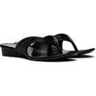 Diesel Black Melissa Edition Quantum Thong Sandals
