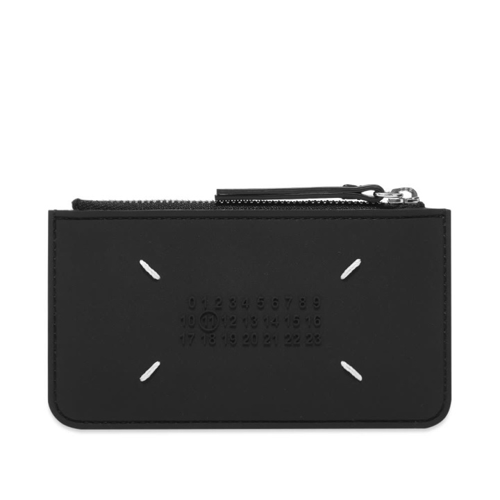 Photo: Maison Margiela Rubberised Card & Coin Zip Wallet