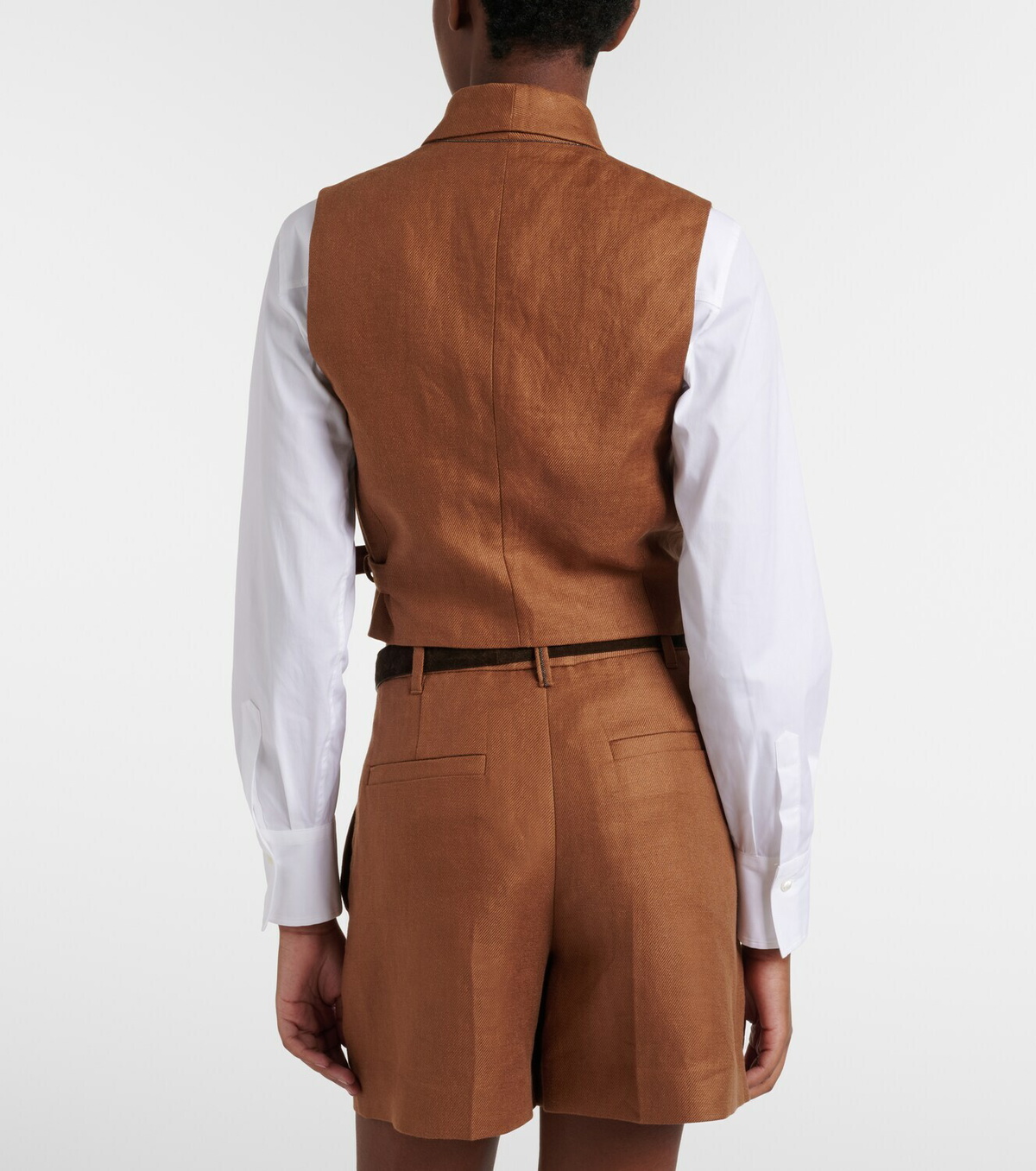 Brunello Cucinelli Monili linen vest