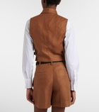 Brunello Cucinelli Monili linen vest