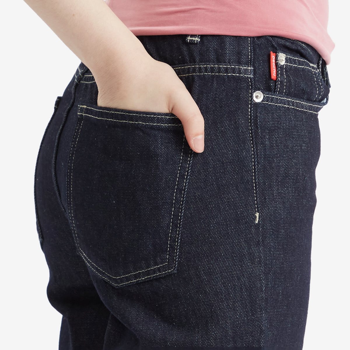 Peachy Den Women's Gigi Jeans in Dark Rinse