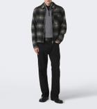 Moncler Wool and cashmere-blend half-zip sweater