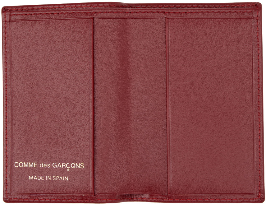 COMME des GARÇONS WALLETS Red Classic Card Holder