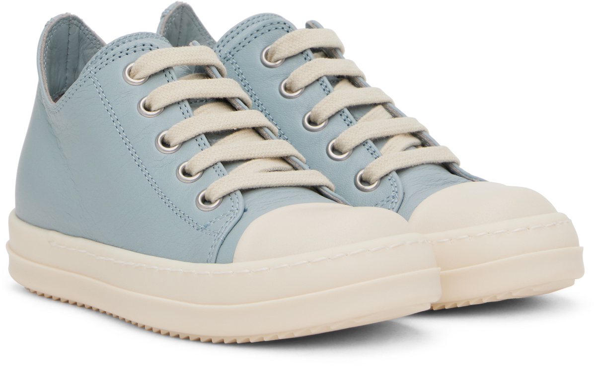 Rick Owens Kids Blue Porterville Low Sneaks Sneakers Rick Owens
