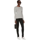 Prada Black Milano Elastic Band Leggings
