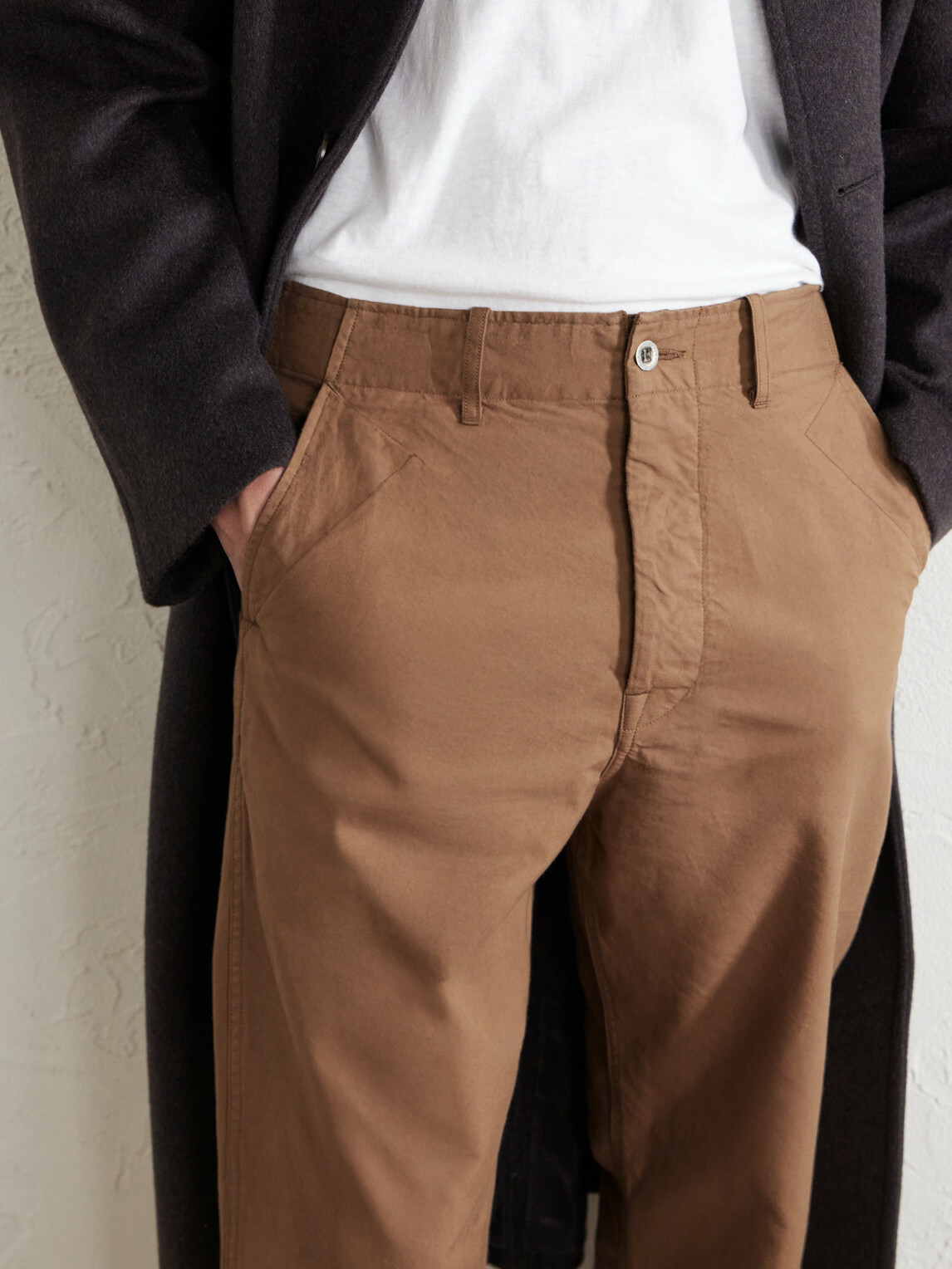 Visvim - Gesso Straight-Leg Cotton-Twill Trousers - Brown