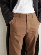 Visvim - Gesso Straight-Leg Cotton-Twill Trousers - Brown