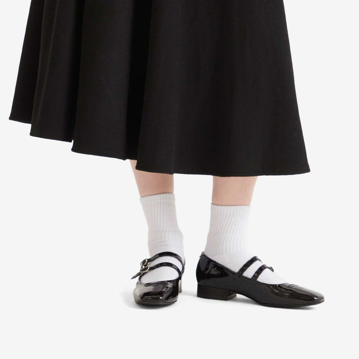 Duke + Dexter Women's Ruby Patent Mary Jane in Black