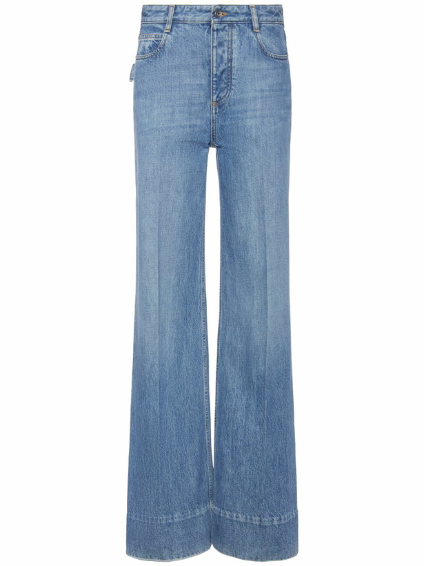 Photo: BOTTEGA VENETA Vintage Indigo Wide Leg Denim Jeans