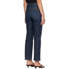 KHAITE Indigo Abigail Stretch Jeans