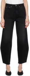 TOTEME Black Barrel Leg Jeans