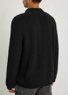 Ymc Baker Cotton-knit Cardigan Black