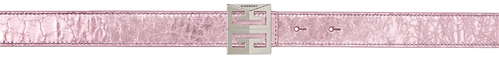 Photo: Givenchy Pink 4G Reversible Belt