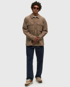 CLOSED UTILITY SHIRT Beige Mens Overshirt