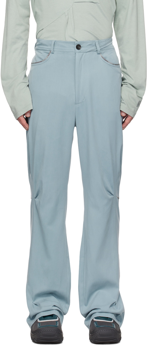 Kiko Kostadinov Blue Ohne K-Dart Trousers Kiko Kostadinov