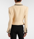 Valentino Bow-detail virgin wool crêpe jacket