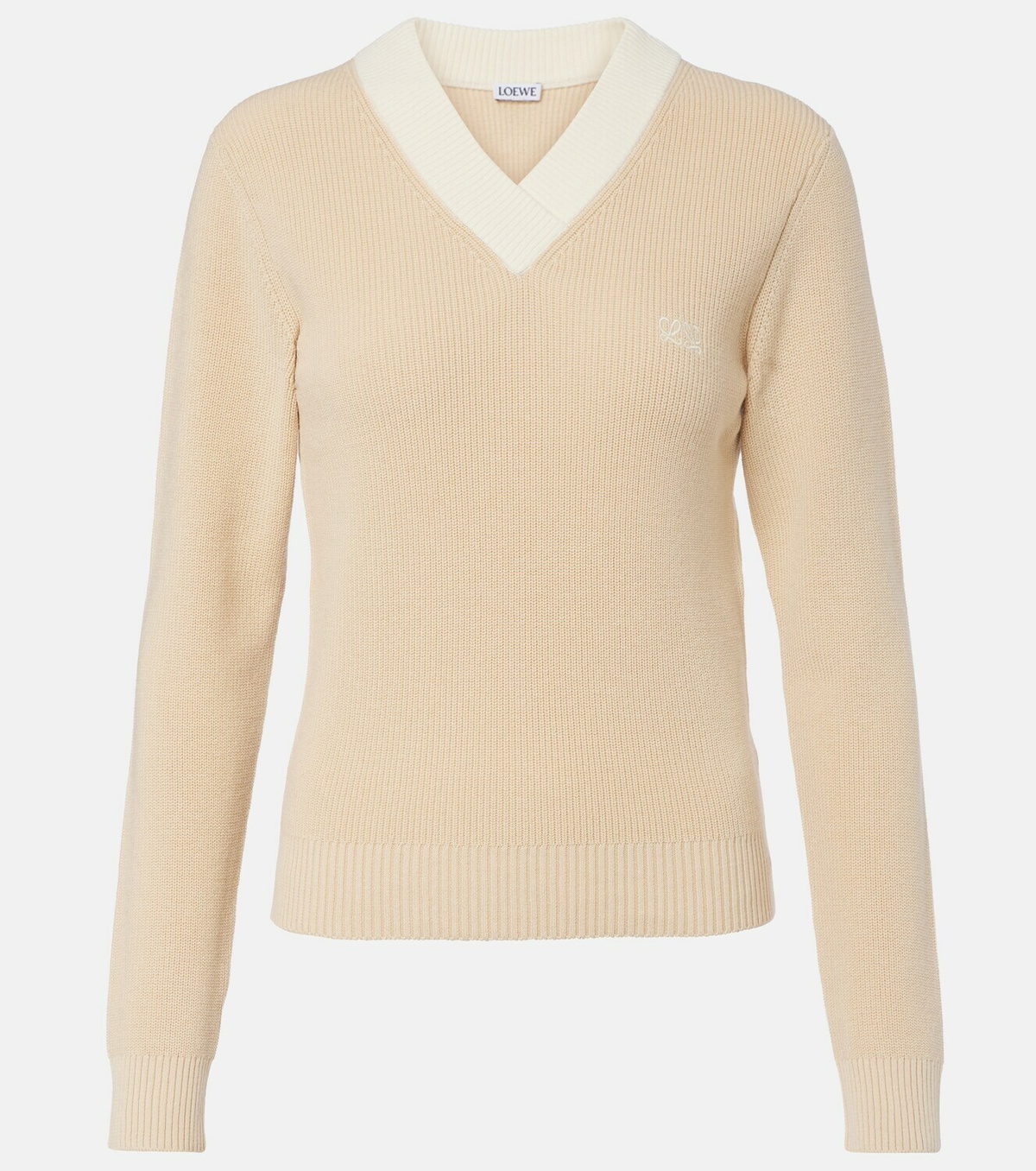 Loewe Double L cotton and wool sweater