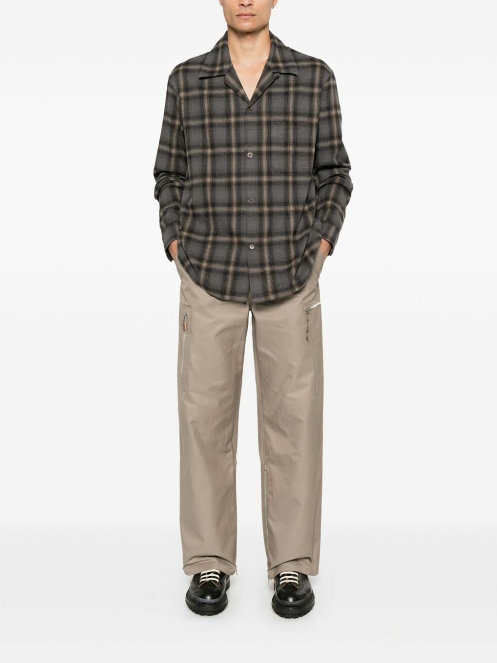 OUR LEGACY Grey Heusen Shirt Our Legacy