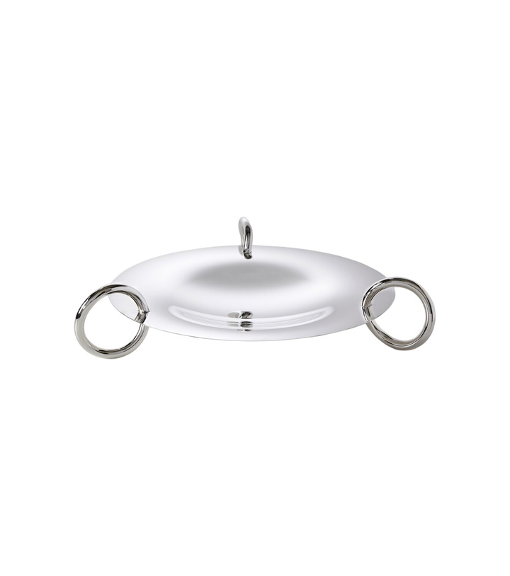 Photo: Christofle Vertigo silver-plated centerpiece by Andrée Putman