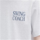 Quiet Golf Men's Swing Coach T-Shirt in Heather