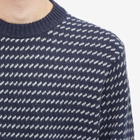 Patagonia Men's Recycled Wool Crew Knit in Classic Navy