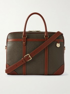 Mulberry - Heritage Leather-Trimmed Scotchgrain Briefcase