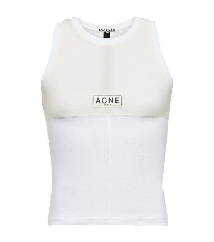 Photo: Acne Studios Logo jersey tank top