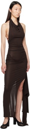 Paloma Wool Brown Halcon Maxi Dress
