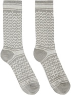 Undercoverism Gray Striped Socks