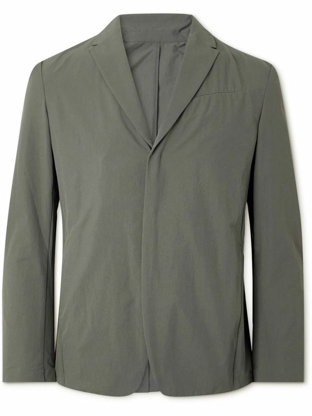 Photo: POST ARCHIVE FACTION - 6.0 Right Nylon-Blend Blazer - Gray