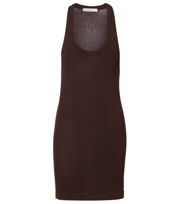 Photo: Lemaire Ribbed crêpe minidress