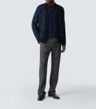Gucci GG wool and cashmere-blend jacquard sweater