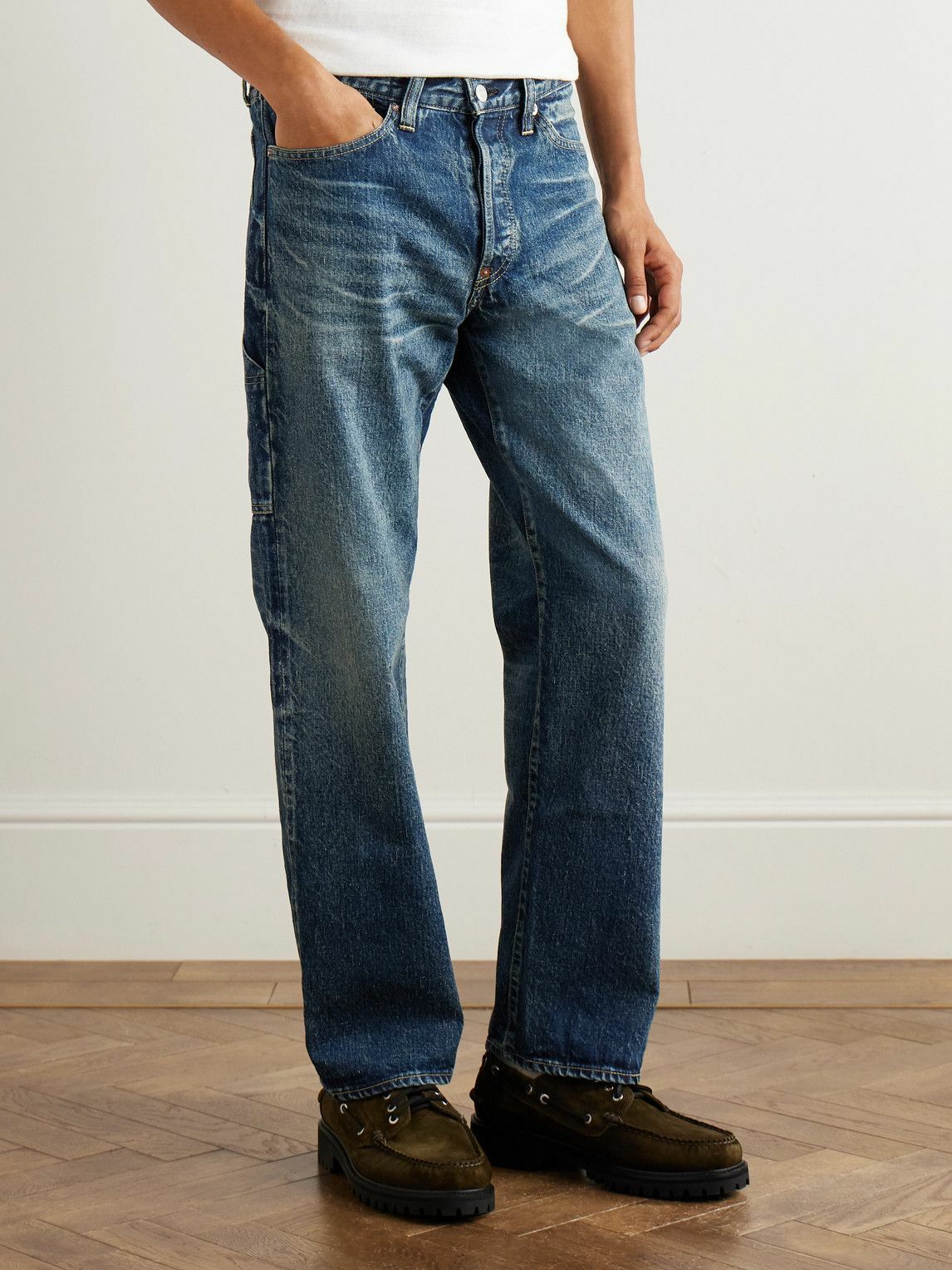 Human Made - Future Straight-Leg Selvedge Jeans - Blue